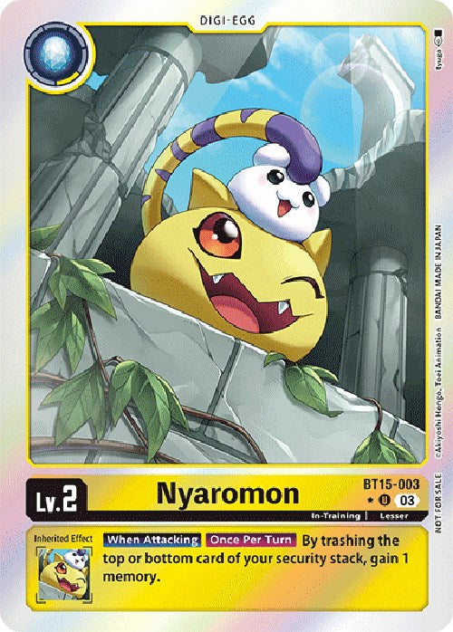 Nyaromon [BT15-003] (Exceed Apocalypse Box Promotion Pack) [Exceed Apocalypse Promos]