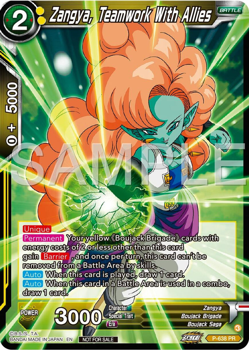 Zangya, Teamwork With Allies (Zenkai Series Tournament Pack Vol.9) (P-638) [Promotion Cards]