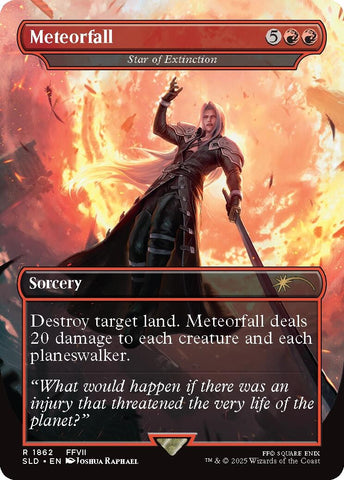 Meteorfall - Star of Extinction [Secret Lair Drop Series]