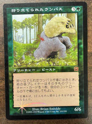 Hunted Wumpus [Mercadian Masques] (Japanese)