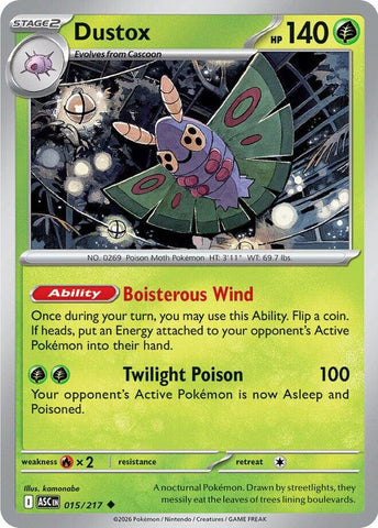 Dustox (015/217) [Mega Evolution: Ascended Heroes]