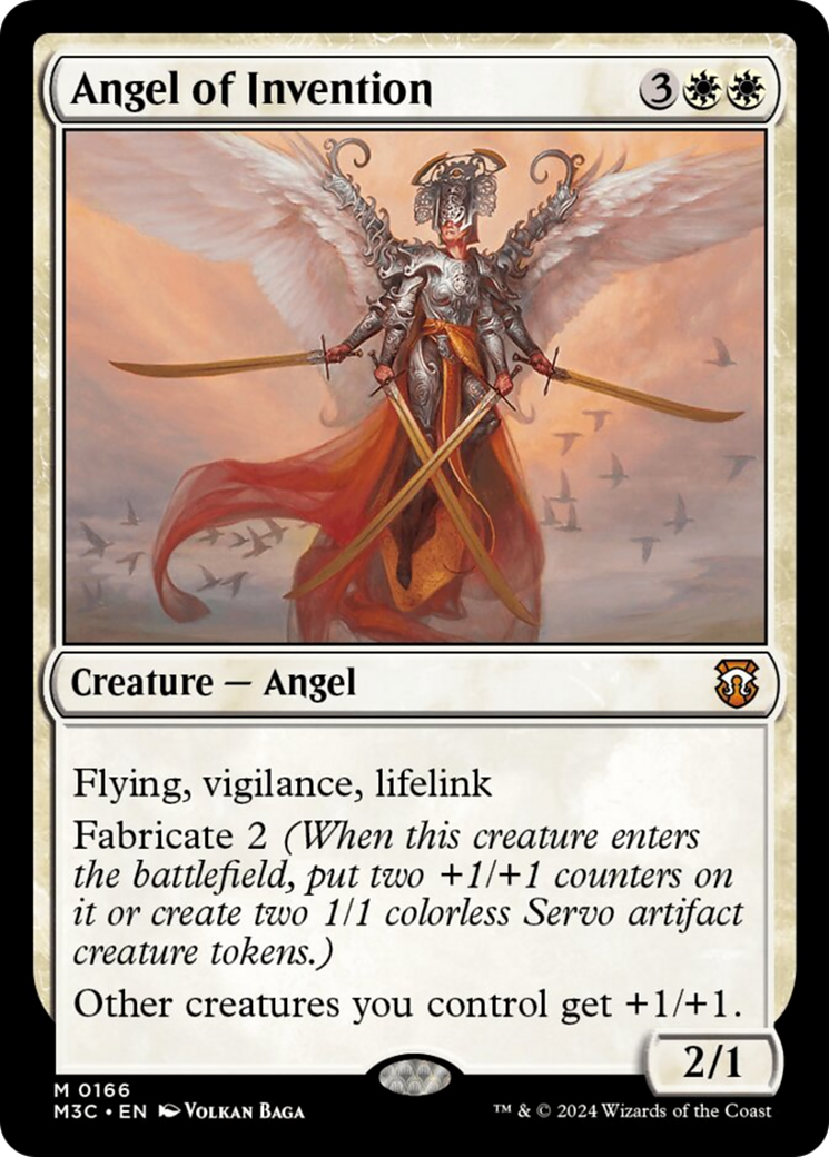 Angel of Invention (Ripple Foil) [Modern Horizons 3 Commander]