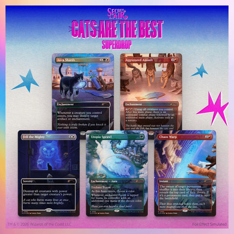 Secret Lair: Drop Series - Cats of Chaos (Foil Edition)
