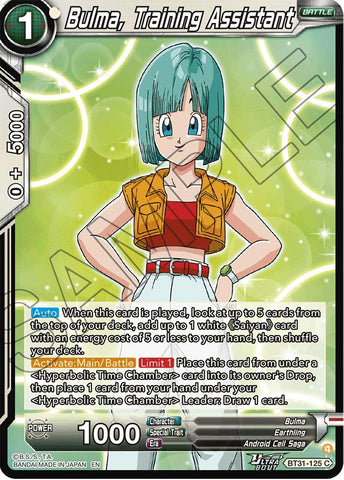 Bulma, Training Assistant (BT31-125) [Impact Beyond Dimensions]