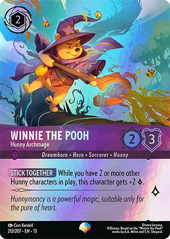Winnie the Pooh - Hunny Archmage (Epic) (212/207) [Attack of the Vine!]