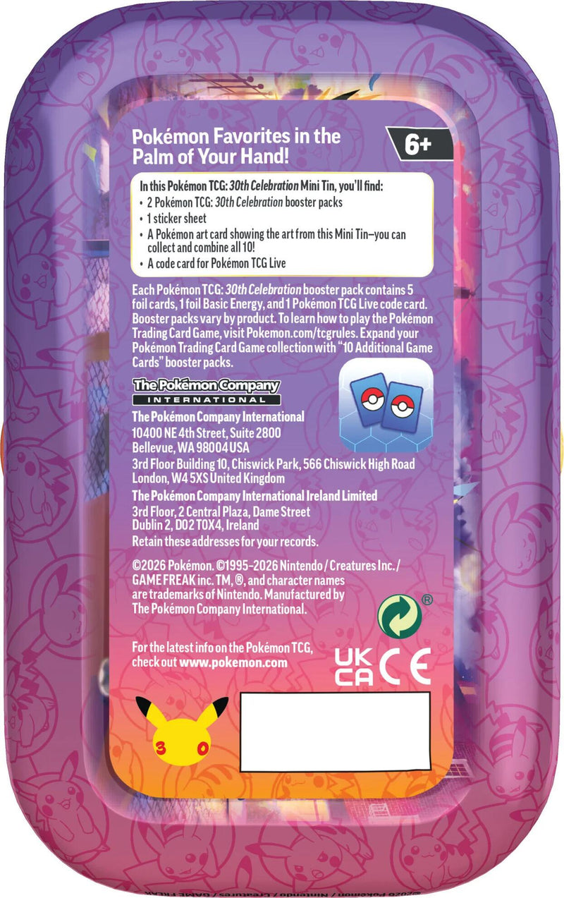 30th Celebration Mini Tin [Zapdos]