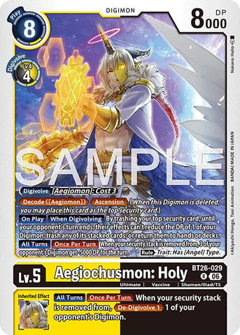 Aegiochusmon: Holy [BT26-029] [Timeless Bonds]