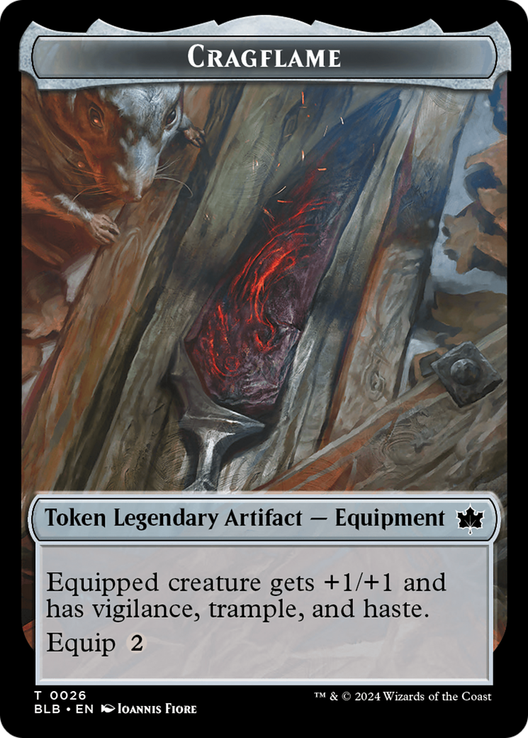 Cragflame Token [Bloomburrow Tokens]