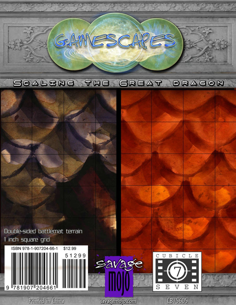 Gamescapes: Scaling the Great Dragon - Double-sided Battlemat Terrain