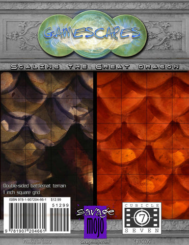 Gamescapes: Scaling the Great Dragon - Double-sided Battlemat Terrain