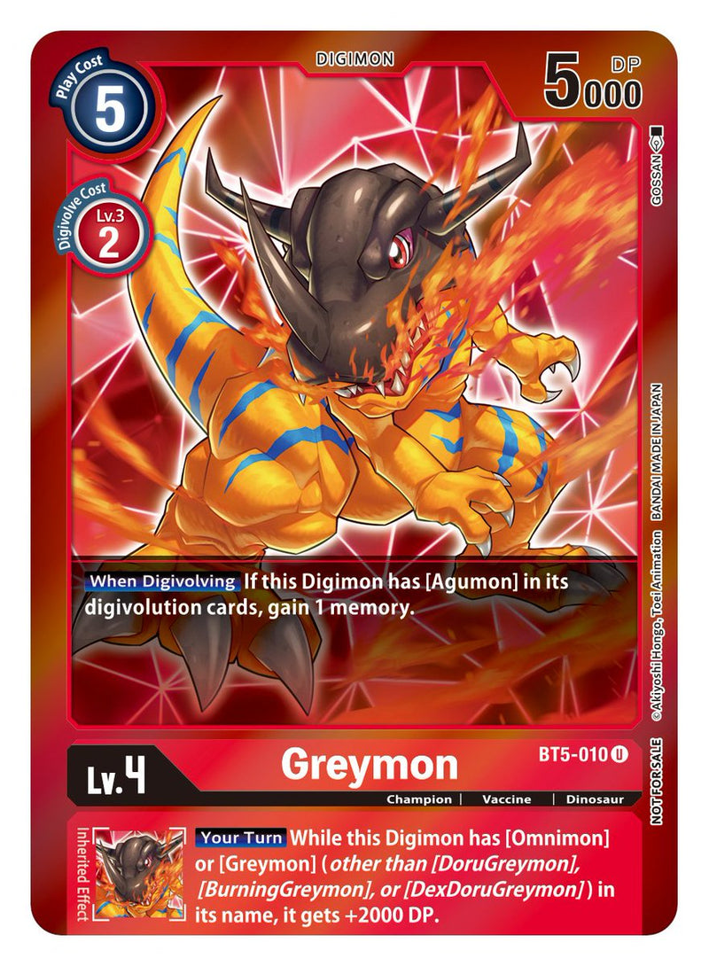 Greymon [BT5-010] (Event Pack 2) [Battle of Omni]