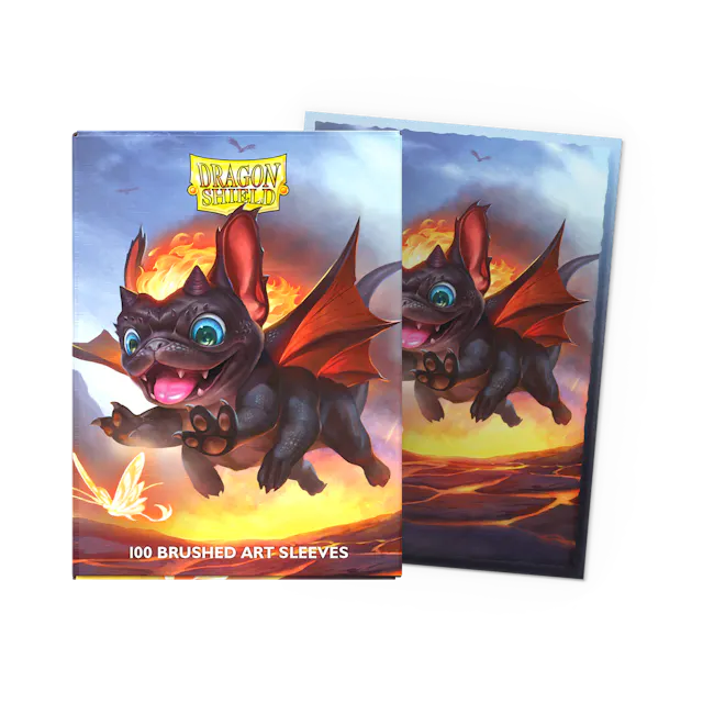 Dragon Shield 100CT Box Brushed Art the Wufdragon