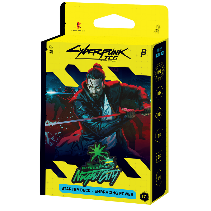 Cyberpunk TCG BETA Starter Deck EMBRACING POWER