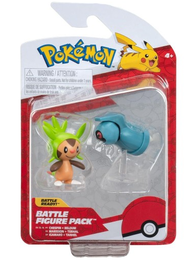 Pokemon Battle Figure Pack - Chespin and Beldum