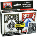 Bicycle Playing Cards: Value Pack - 4 Standard Decks