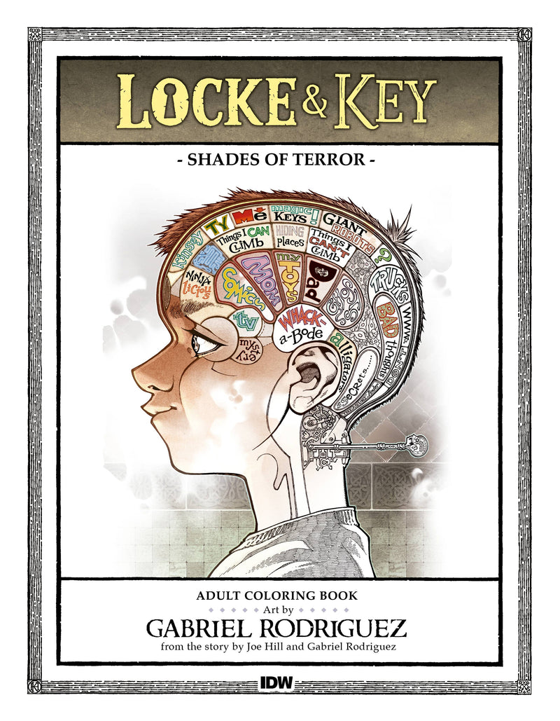 Locke & Key: Shades of Terror Adult Coloring Book