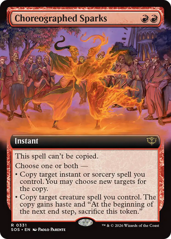 Choreographed Sparks (Extended Art) [Secrets of Strixhaven]