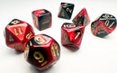 Mini-hedral 7-Die Set Gemini Black-Red/Gold - CHX 20633