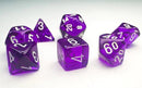 Mini-hedral 7-Die Set Translucent Purple/White - CHX 20377