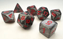 Mini-hedral 7-Die Set Velvet Black/Red - CHX 20478