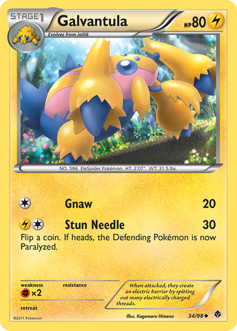Galvantula (34/98) [Black & White: Emerging Powers]