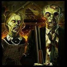 Neo Sleeves Standard Card - American Gothic Zombies (50 Ct)