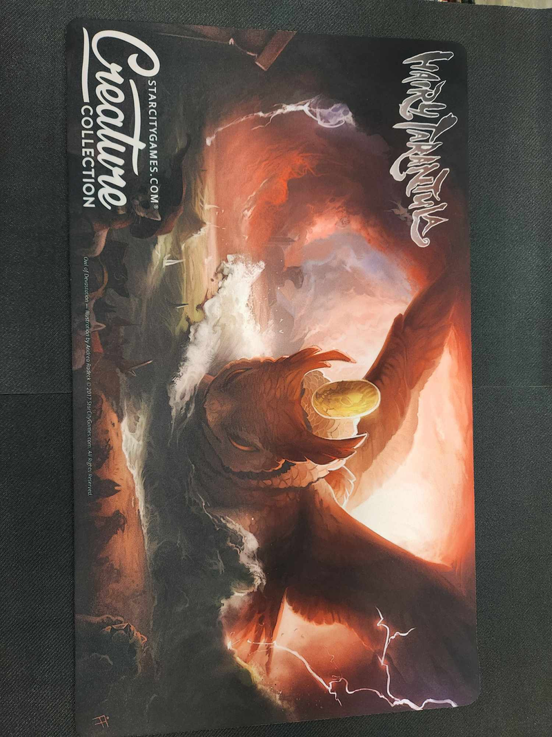 Hairy Tarantula/StarCityGames.com Playmat - Prerelease Exclusive Creature Collection - Owl of Devastation