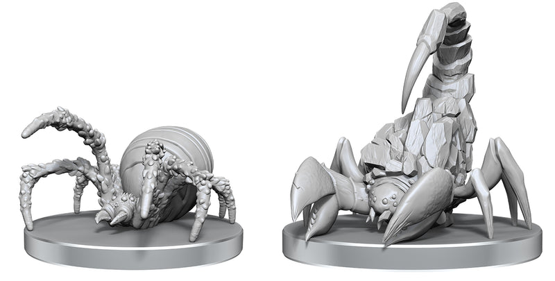 Pathfinder Battles Deep Cuts: Cave Scorpion & Hunting Spider
