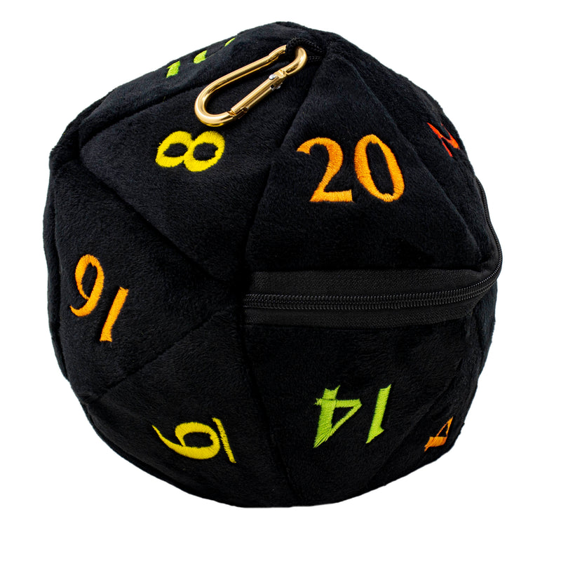 Ultra Pro Dice Bag Black Rainbow d20 Plush