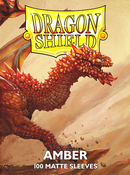 Dragon Shield Box of 100 in Matte Amber