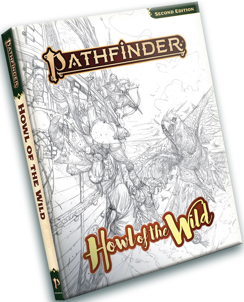 Pathfinder 2E: Howl of the Wild (Sketch Cover)