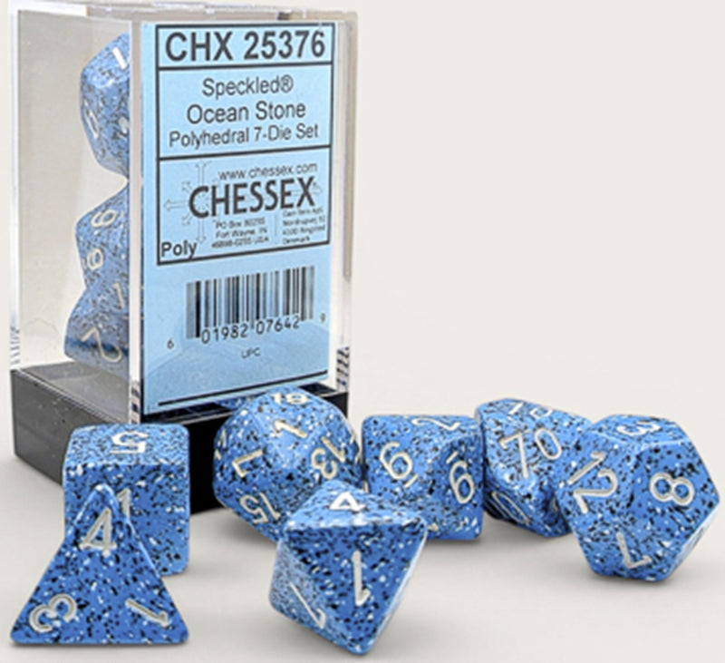 Speckled Ocean Stone/white 7 Die Set - CHX25376