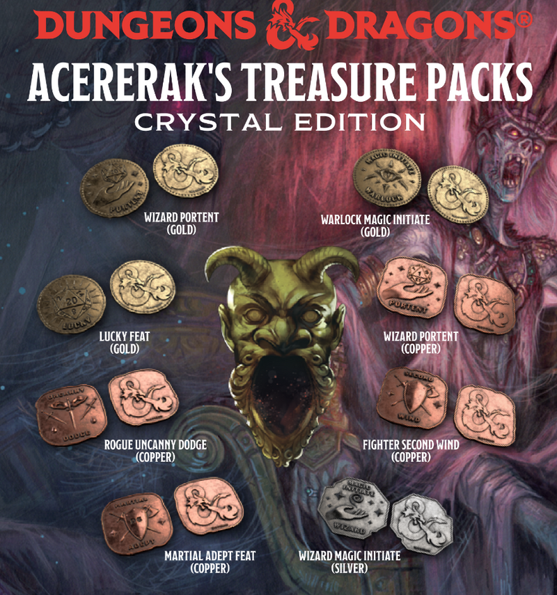 Acererak's Treasure: Crystal Edition - Treasure Pack Dice Sets