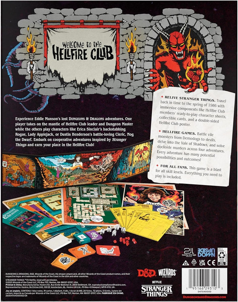Dungeons & Dragons 2024 Stranger Things: Welcome to the Hellfire Club
