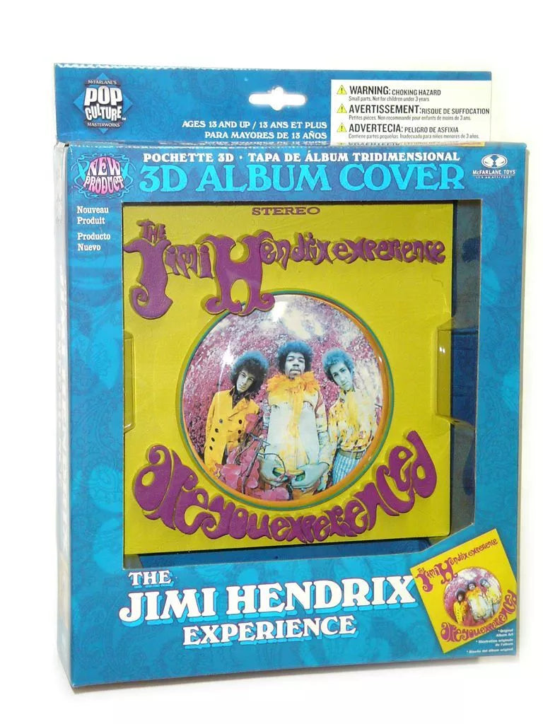 Jimi Hendrix 3D Album Cover - Are You Experienced?