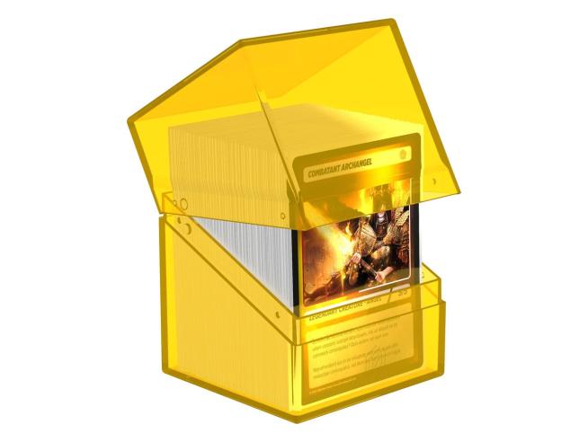 Ultimate Guard - Deck Case 100+ Boulder Clear - Amber