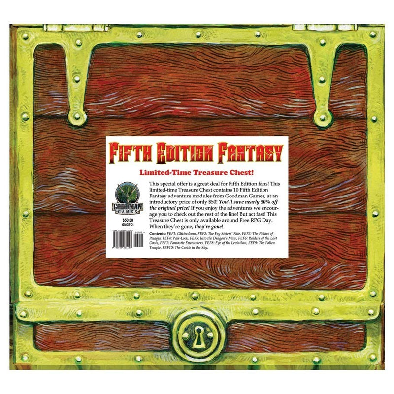 Fifth Edition Fantasy Treasure Chest Boxed Set