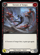 Torrent of Tempo (Red) [CRU069] 1st Edition Rainbow Foil