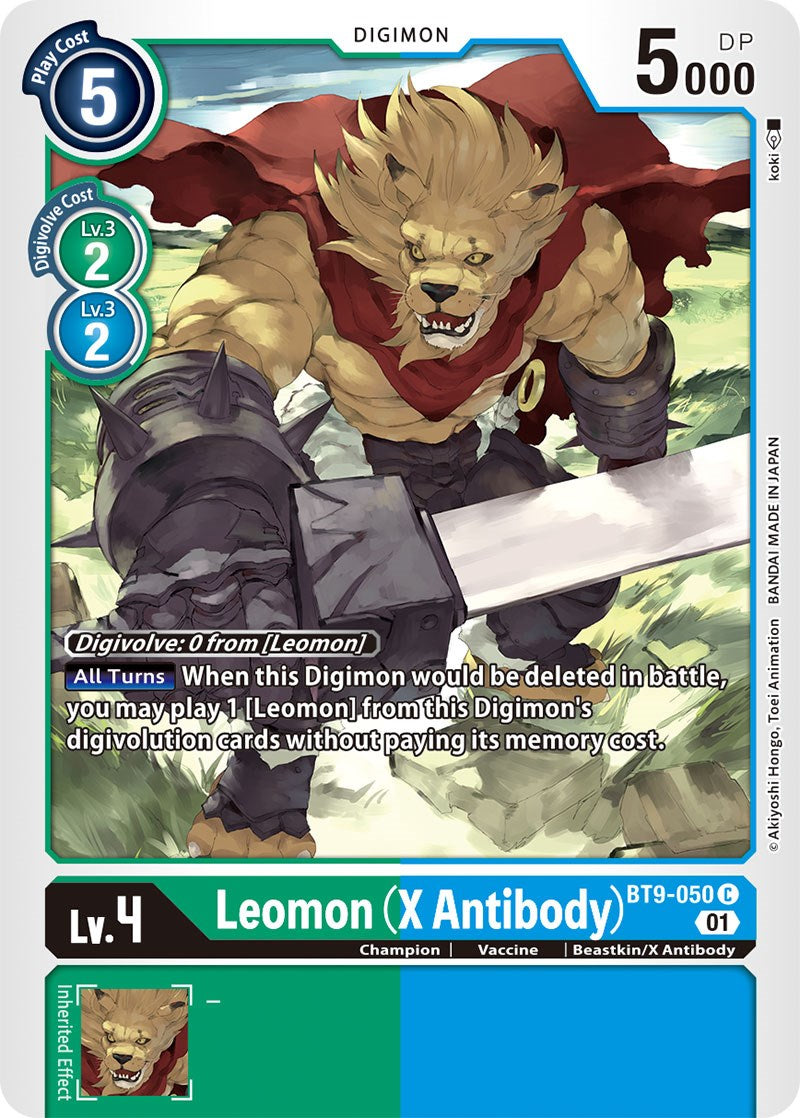 Leomon (X Antibody) [BT9-050] [X Record]