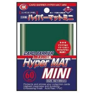 KMC Hyper Mat Sleeves: Hyper Mat Mini Green