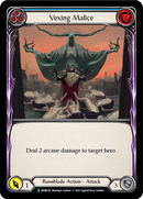 Vexing Malice (Blue) (Rainbow Foil) [U-MON234-RF] Unlimited Rainbow Foil
