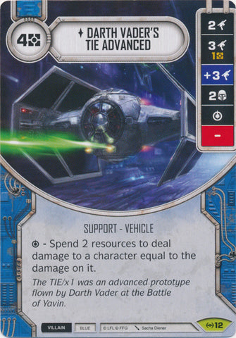 Darth Vader's TIE Advanced