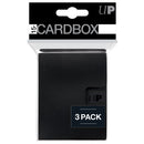 Ultra Pro 15+ Pack Boxes - Black (3 pieces)