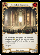 Seek Enlightenment (Yellow) (Rainbow Foil) [U-MON082-RF] Unlimited Rainbow Foil