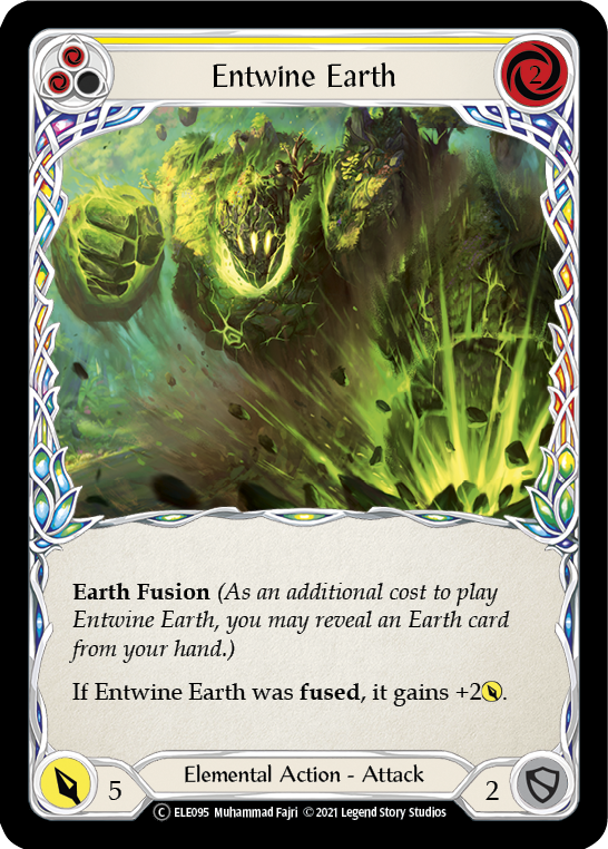 Entwine Earth (Yellow) [U-ELE095] Unlimited Rainbow Foil