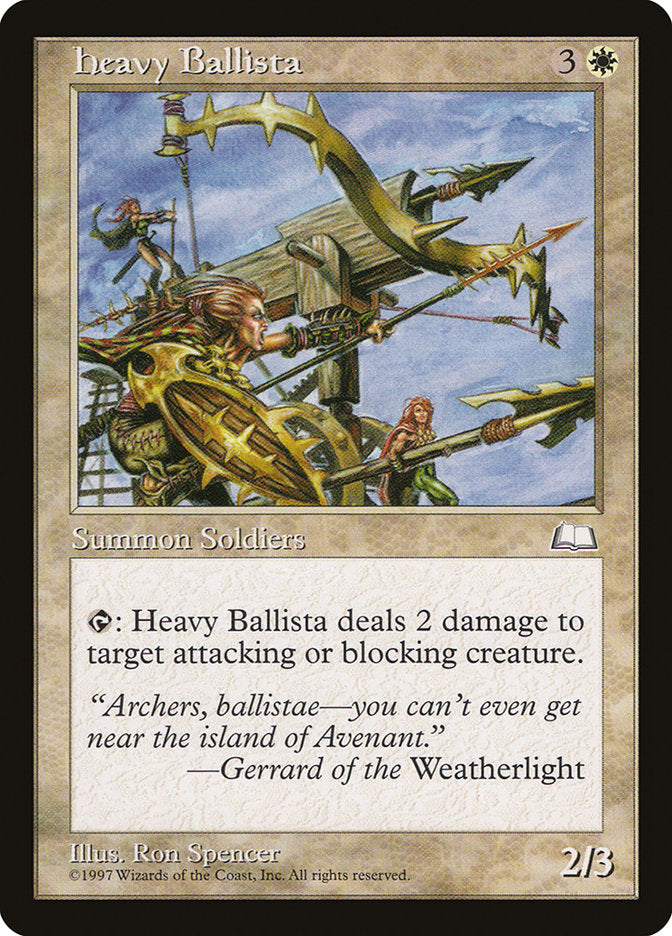 Heavy Ballista [Weatherlight] (French)