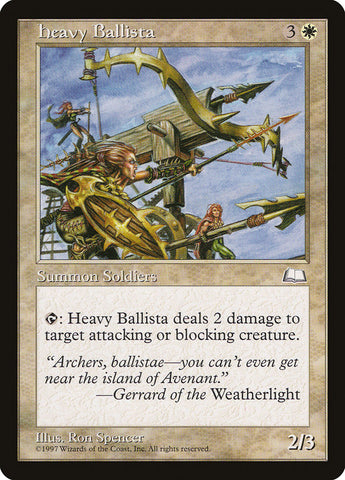 Heavy Ballista [Weatherlight] (French)