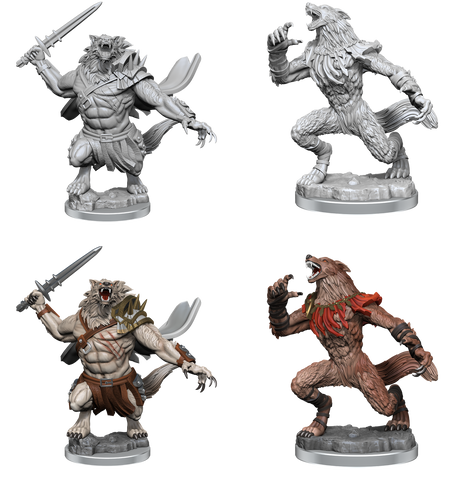 Magic: the Gathering Unpainted Miniatures: Arlinn Kord & Tovolar