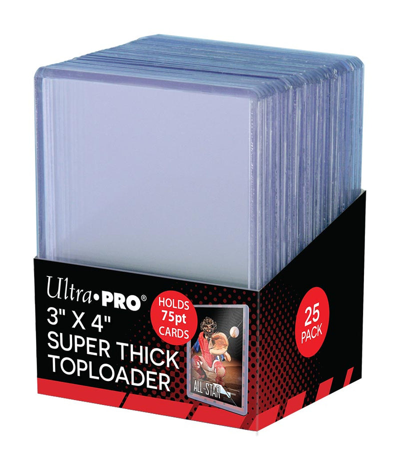 Ultra Pro Toploaders: Super Thick 75pt - 3x4