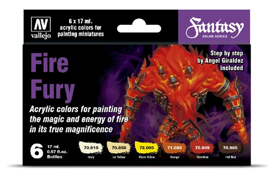 Vallejo Fantasy Color Series - Fire Fury - VAL70243